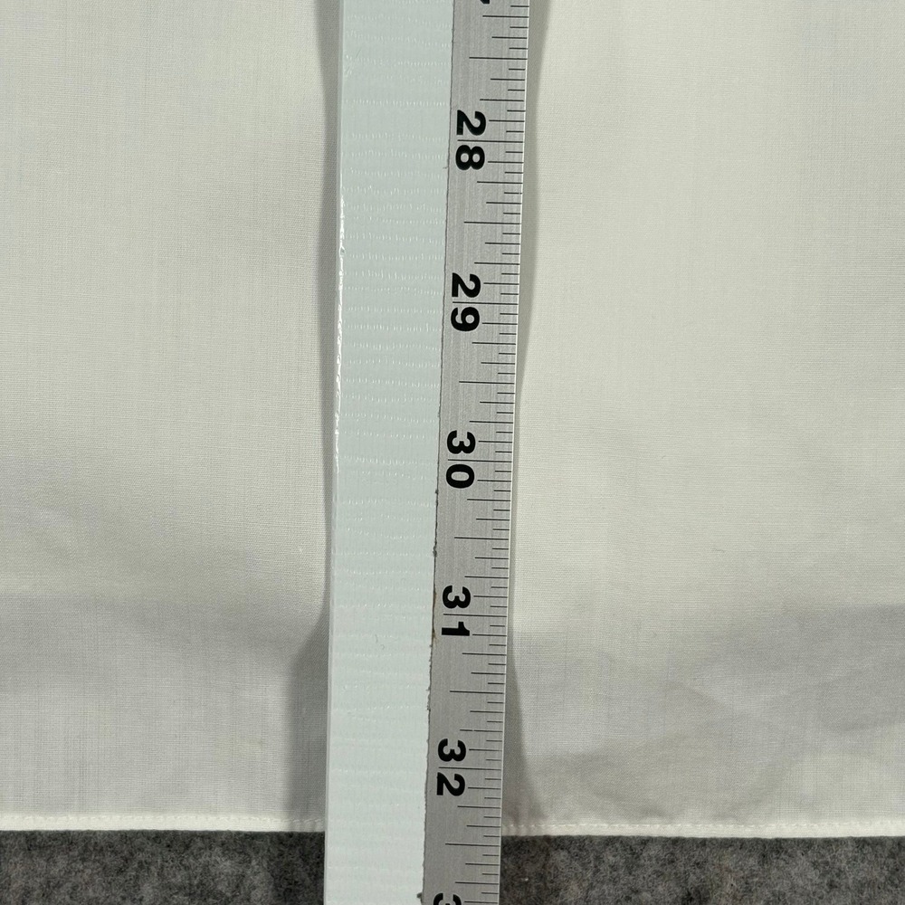 Lorenzini Italian Dress Shirt Mens 16 White Lightweight Office Formal Made Italy - Picture 9 of 12